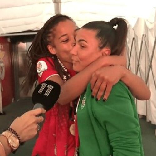 Jéssica Silva e Ana Borges protagonizam momento de Fair-Play após dérbi